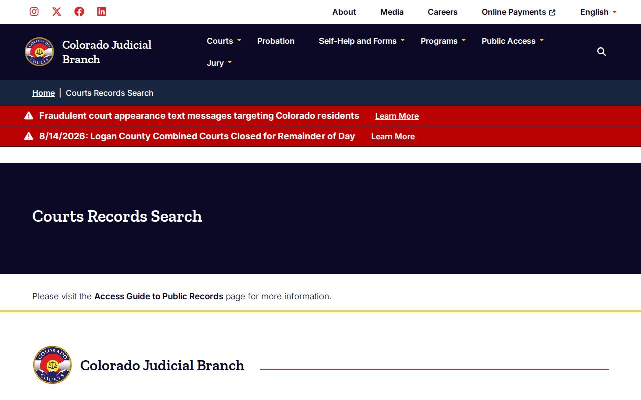 Rio Grande County court docket records search guidance