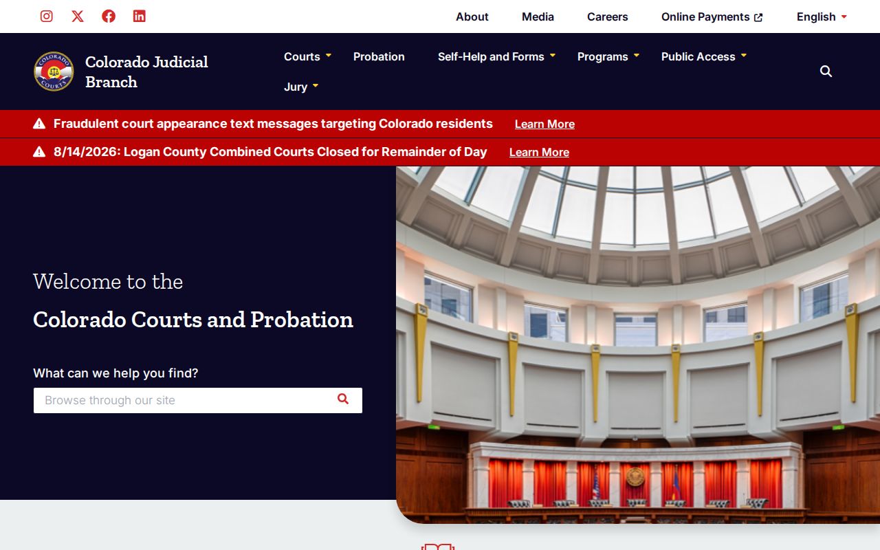 Rio Grande County court records context from the legacy Colorado court statistics archive